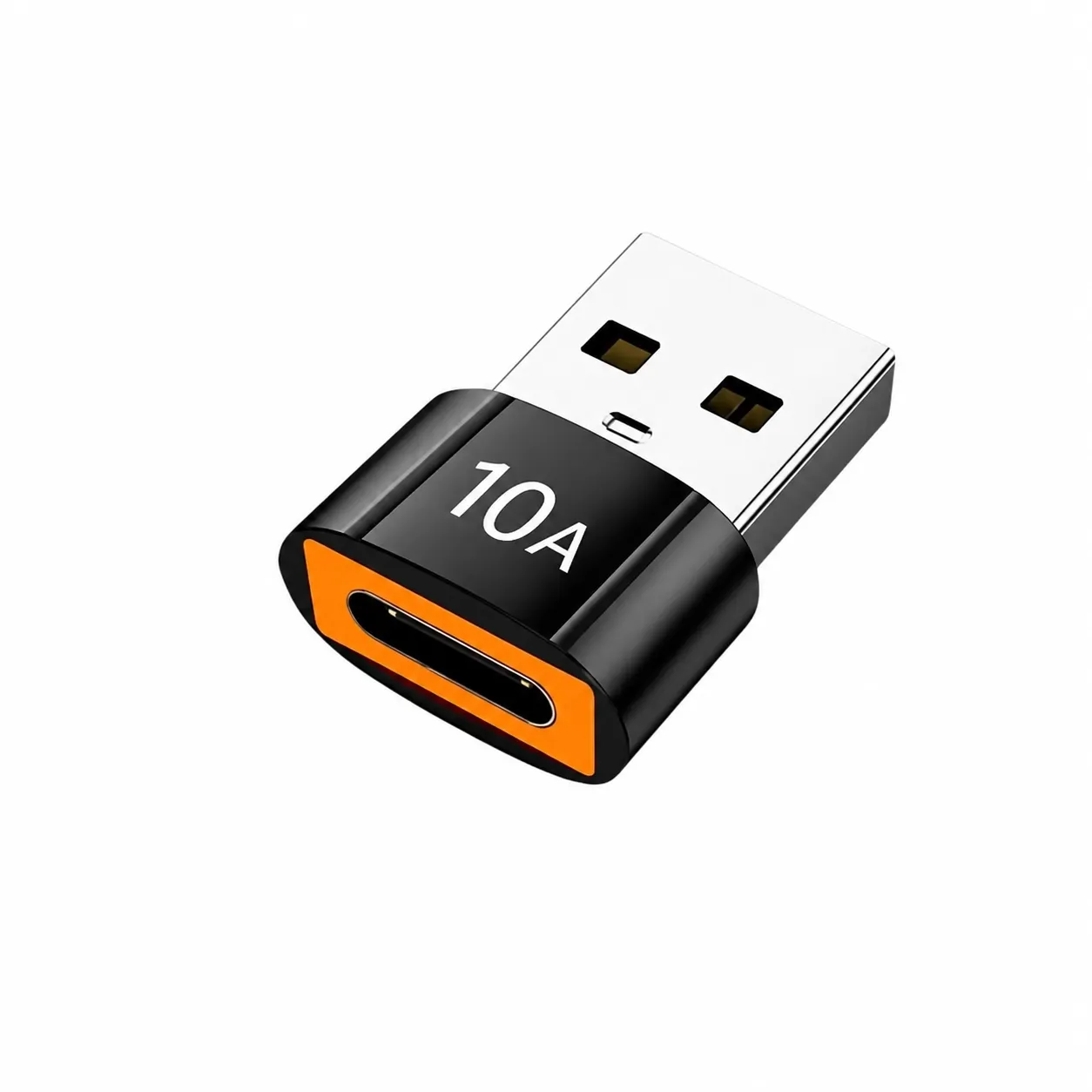 Adaptador USB-A a USB-C 10A de Carga y Datos
